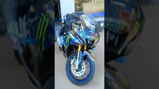 R15M monster energy 🏍️🏍️ jis jis ki dream bike h comment me btao [upl. by Aruam893]