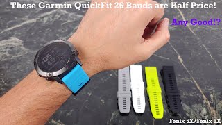 Garmin Quickfit 26 Bands from StrapsCo  Why pay more [upl. by Asikal]