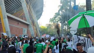 Protestas Hinchada Atlético Nacional a las afueras del Atanasio 👀🔥 [upl. by Yeleek892]