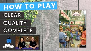 Mercado de Lisboa Board Game  How to play A Kickstarter Preview [upl. by Eesdnyl]