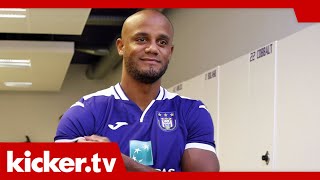 quotIch bin nicht Pep Guardiolaquot  Kompany als Spielertrainer in Anderlecht vorgestellt  kickertv [upl. by Alyakim]