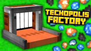 Minecraft Techopolis 2  CONVEYOR BELTS amp MASSIVE FURNACE 2 Modded Questing Factory [upl. by Dorr]