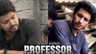 The professor movie  Action and fight scenes  Vijay thalapeti movie trailer [upl. by Neelyam755]