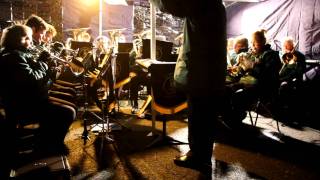 Florence Colliery Brass Band doing Silent Night [upl. by Annawit52]