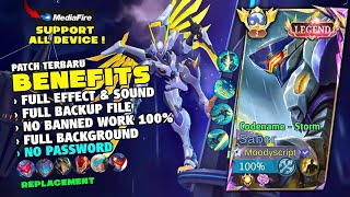 Script Skin Saber Legend  Codename Strom No Password Terbaru Full Effect amp Voice  New Update [upl. by Tannie556]