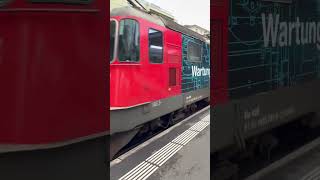 Re 420 Durchfahrt in Thalwil also Lokzug bahn railway trainspotting train swissrail [upl. by Weisbrodt]