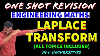 LAPLACE TRANSFORM  ONE SHOT REVISION  ENGINEERING MATHS  GATE MATHS  SECOND YEAR ENGINEERING [upl. by Luane]