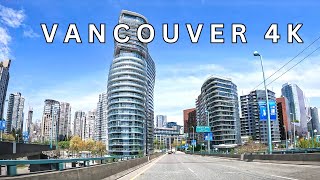 Vancouver BC Canada City Tour 4k [upl. by Sayer]