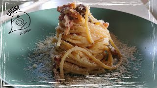 Ricetta Spaghetti alla Carbonara Un classico intramontabile della cucina Italiana🍝😍 [upl. by Einalam838]