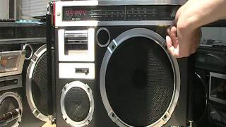 Victor RC550 Mono Pitch Speed Control Cassette Boombox Sold w Stereo Sanyo M9994K [upl. by Talanta]