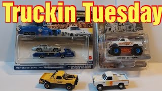 Truckin Tuesday with Greenlight Hot Wheels amp M2 Machines [upl. by Kenneth516]