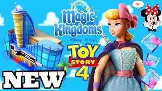 HOW TO GET ANIMATION ACADEMY amp BO PEEP COSTUME FABRIC Disney Magic Kingdoms  Gameplay Ep481 [upl. by Drucill6]