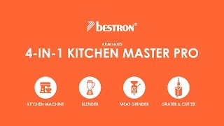 Bestron AKM1600S Kitchen Master Pro  EN [upl. by Small]