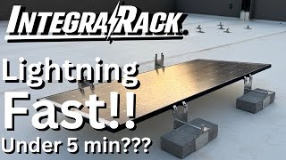 Ballasted Solar Panel Racking System Flat Roof Installs Have Never Been Easier or Faster To Install [upl. by Leonidas]