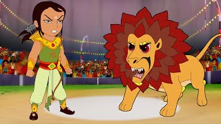 Arjun  The Prince of Bali  Sher se takkar  Hindi cartoon for kids [upl. by Gayel745]