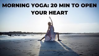 Morning Yoga Practice with Dagmar  20 Min To Open your Heart [upl. by Sonnnie]