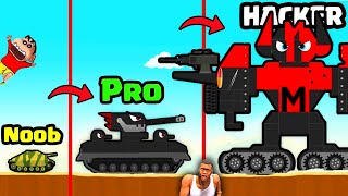 NOOB vs PRO vs HACKER in LABO TANK with SHINCHAN and CHOP [upl. by Zap]