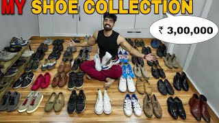 MY SHOE COLLECTION WORTH ₹ 300000 VLOG SHOE ESSENTIALS INDIAN VLOGGER  SNEAKERS  THEFORMALEDIT [upl. by Ofloda]