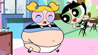 Powerpuff Girls Inflation Animation for 1 HOUR [upl. by Ahsilif]