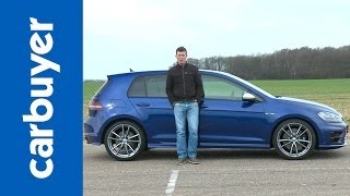 Volkswagen Golf R 2014 review  Carbuyer [upl. by Ayekahs]