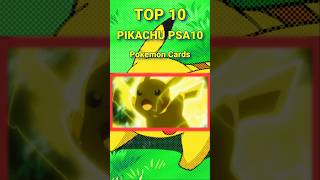 TOP 10 Pikachu PSA 10 Cards pokemon pokemoncards pikachu tcg pokemontcg cards [upl. by Mulderig492]