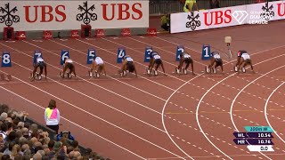 REVENGE Sha’carri Richardson Battle Julien Alfred In 100m  2024 Zurich Diamond League [upl. by Nnael569]