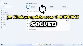 FIXED Windows update error 0x80240042 [upl. by Ruthe962]