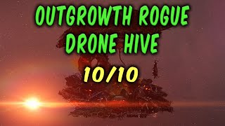 Outgrowth Rogue Drone Hive DED 1010  EVE Online [upl. by Hussar]