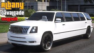 Albany Cavalcade Stretch Cadillac Escalade Limo  GTA V Lore Friendly Car Mods  PC [upl. by Burnham242]