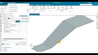 How to use Bridge in NX siemens nxcad sheetmetals mechanicaldesigner design bridge [upl. by Irv362]