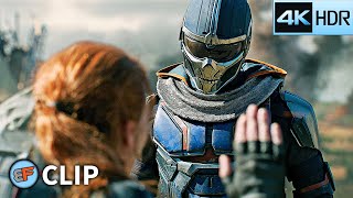 Black Widow vs Taskmaster  Final Fight Scene  Black Widow 2021 IMAX 4K HDR Movie Clip [upl. by Hairim]