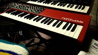 Jamming with Nord Wave Yamaha CS15 and Friends [upl. by Prud850]