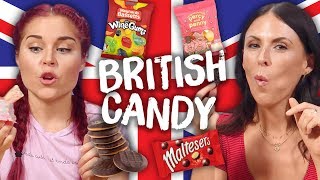 Americans Try British CANDY Cheat Day [upl. by Grados74]