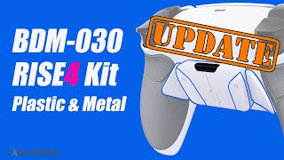 UPDATED Instruction of RISE4 Kit on PS5 BDM 030  040 Controller eXtremeRate [upl. by Elraet926]