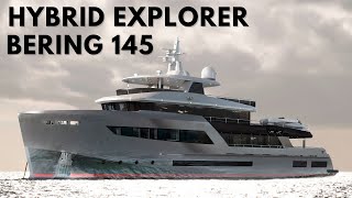 BERING 145 HYBRID EXPLORER SUPERYACHT TOUR  EXPEDITION Liveaboard Go Anywhere World Cruiser [upl. by Ettenoitna]