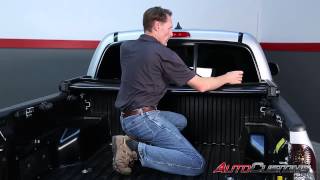 Gator TriFold Tonneau Cover Install on 2013 Toyota Tacoma  AutoCustomscom [upl. by Lzeil784]