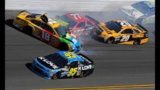 2017 Daytona 500  Kyle Busch Blows Tire  Call by MRN [upl. by Hector783]