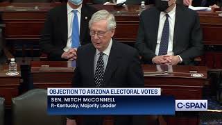 Senator Mitch McConnell Full Remarks on Electoral College [upl. by Herson]