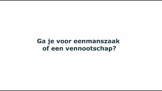 Notaristip ondernemen ga je voor een eenmanszaak of een vennootschap [upl. by Culberson]