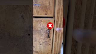 DOOR ALIGNMENT CARPENTER TIPS woodworking diy tutorial tips short [upl. by Ecylahs]