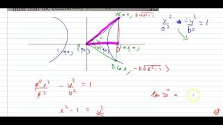 eccentricity of hyperbola [upl. by Niawtna]