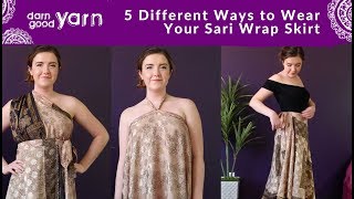 5 Different Ways to Wear a Wrap Skirt Womens Size [upl. by Isabelita]