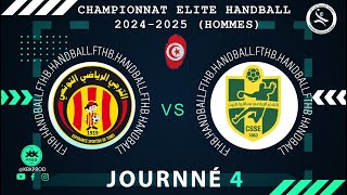 🤾J4️⃣🏆🟩esperancesportivedetunis 🆚 CLUBSAKIETEZZIT Championnat DElite tunisie 2024 FTHB [upl. by Kerwin]