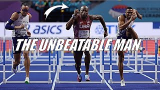 Grant Holloway Just Did Something Weve Never Seen Before  2022 World Championships 60m Hurdles [upl. by Adebayo61]