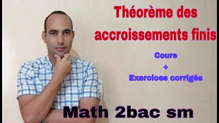 theoreme des accroissements finismath 2bac sm [upl. by Acirderf]