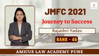 Tips for Success by JMFC Selected candidate  Rajashri Yadav  Rank 46  JMFC 2021 [upl. by Regdor]