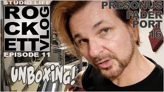 Presonus Faderport 16 Unboxing  Rockett Vlog 16 [upl. by Aicirpac10]