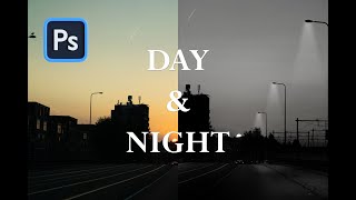 Turn Day into Night in Photoshop  1 Minute Tutorial [upl. by Aenej657]