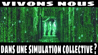 VIVONS NOUS DANS UNE SIMULATION COLLECTIVE [upl. by Raphael]