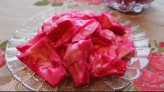 Квашеная Капуста По  Гурийски ПоГрузински со свеклойОчень вкусно и полезно [upl. by Murage]